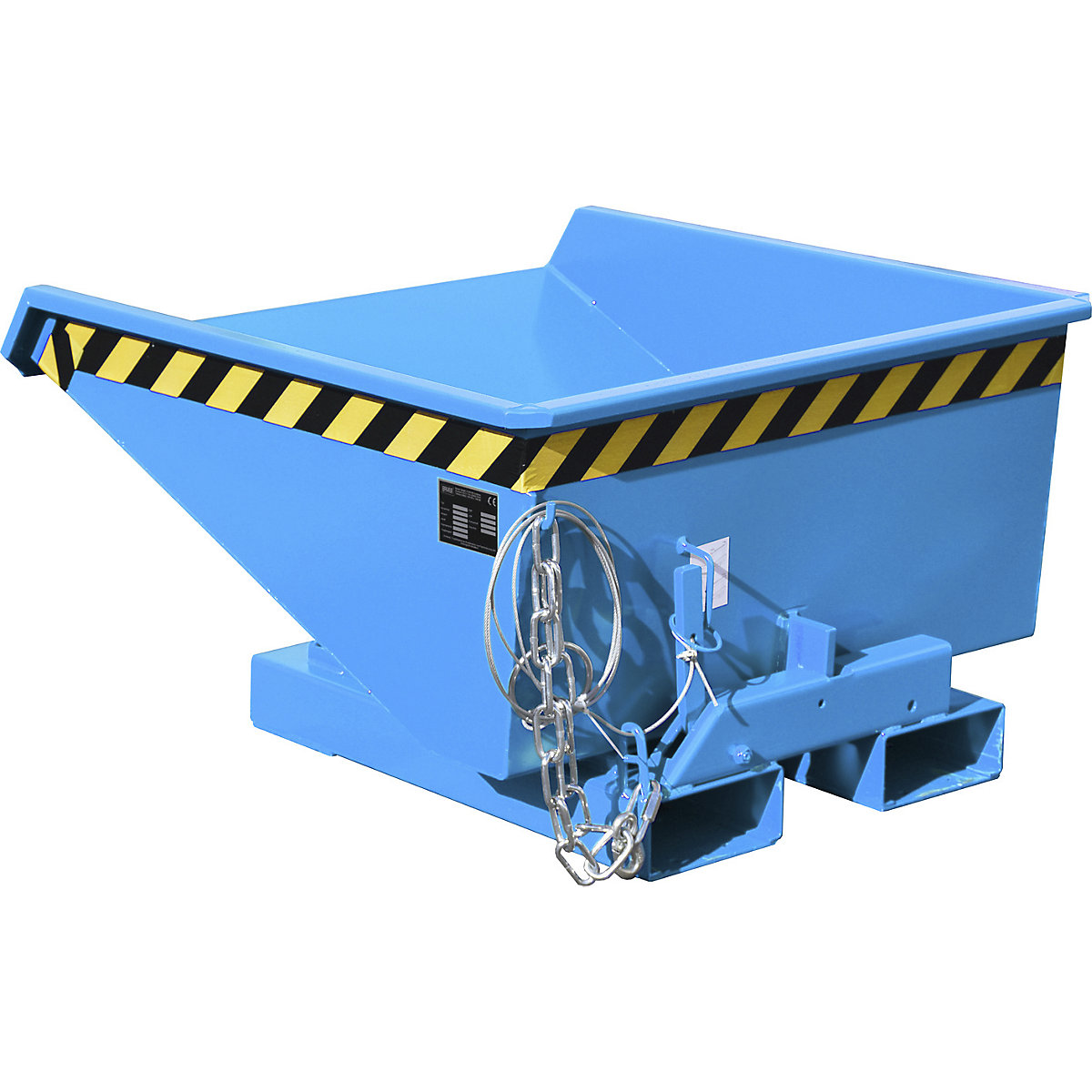 Tilting skip incl. roll-off mechanism – eurokraft pro