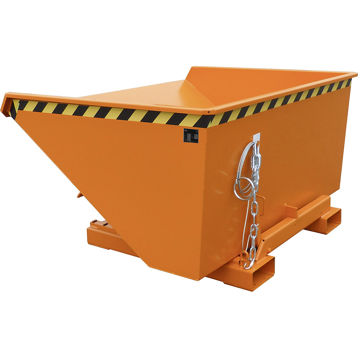 Tilting skip incl. roll-off mechanism – eurokraft pro (Product illustration 9)-8