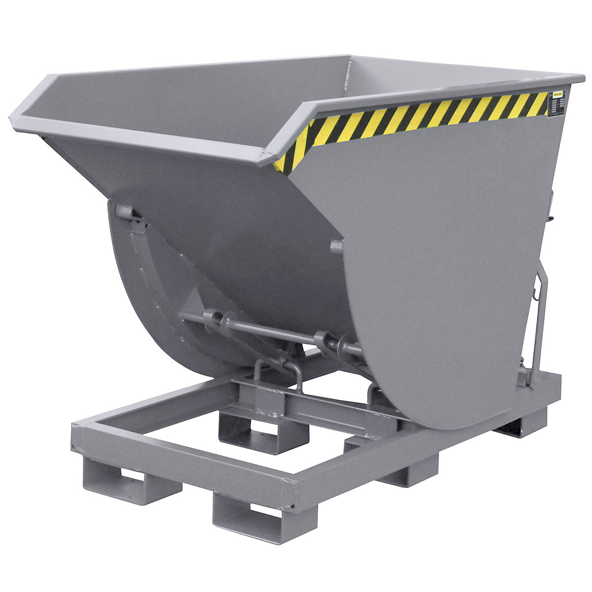 Tilting skip, narrow version - eurokraft pro