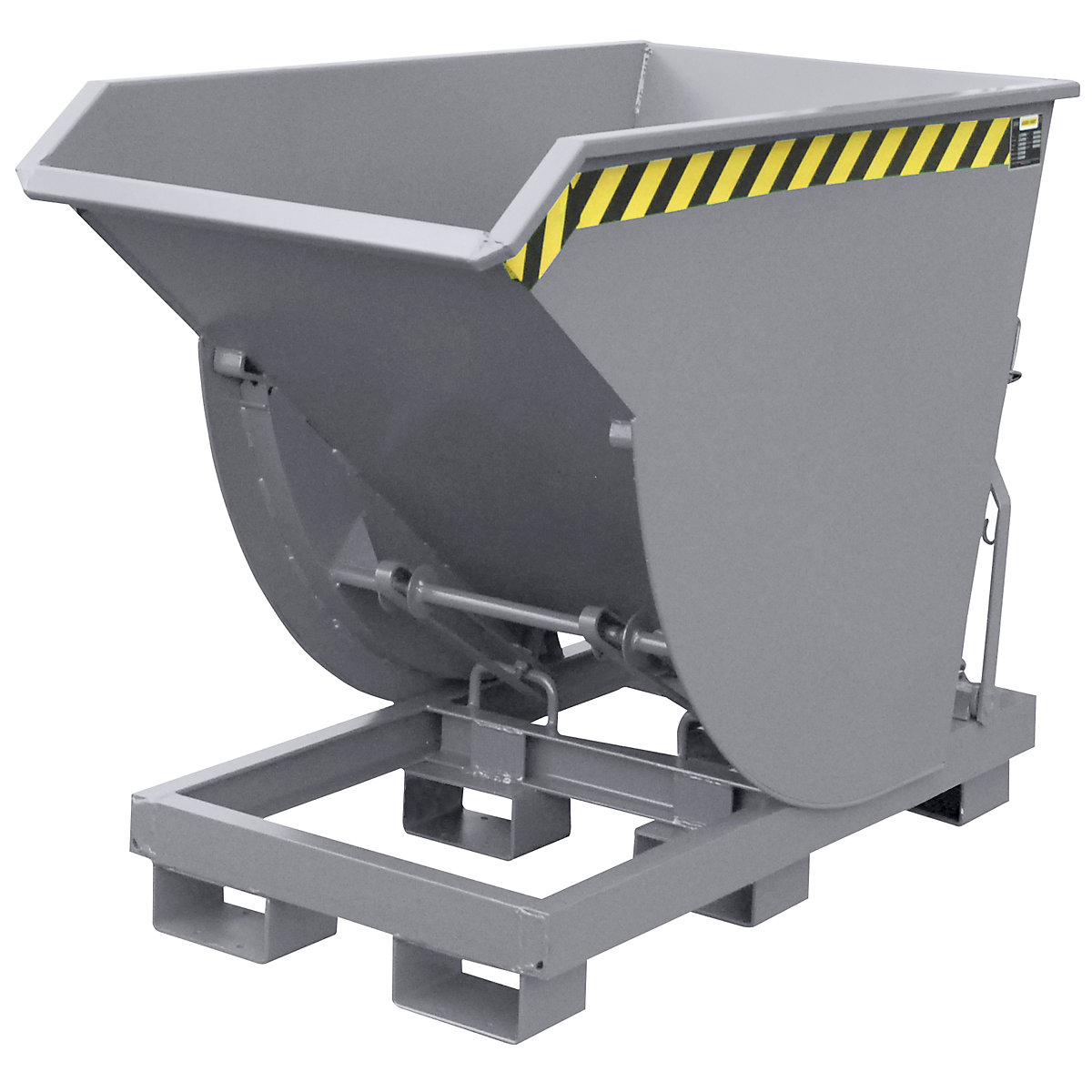 Tilting skip, narrow version - eurokraft pro