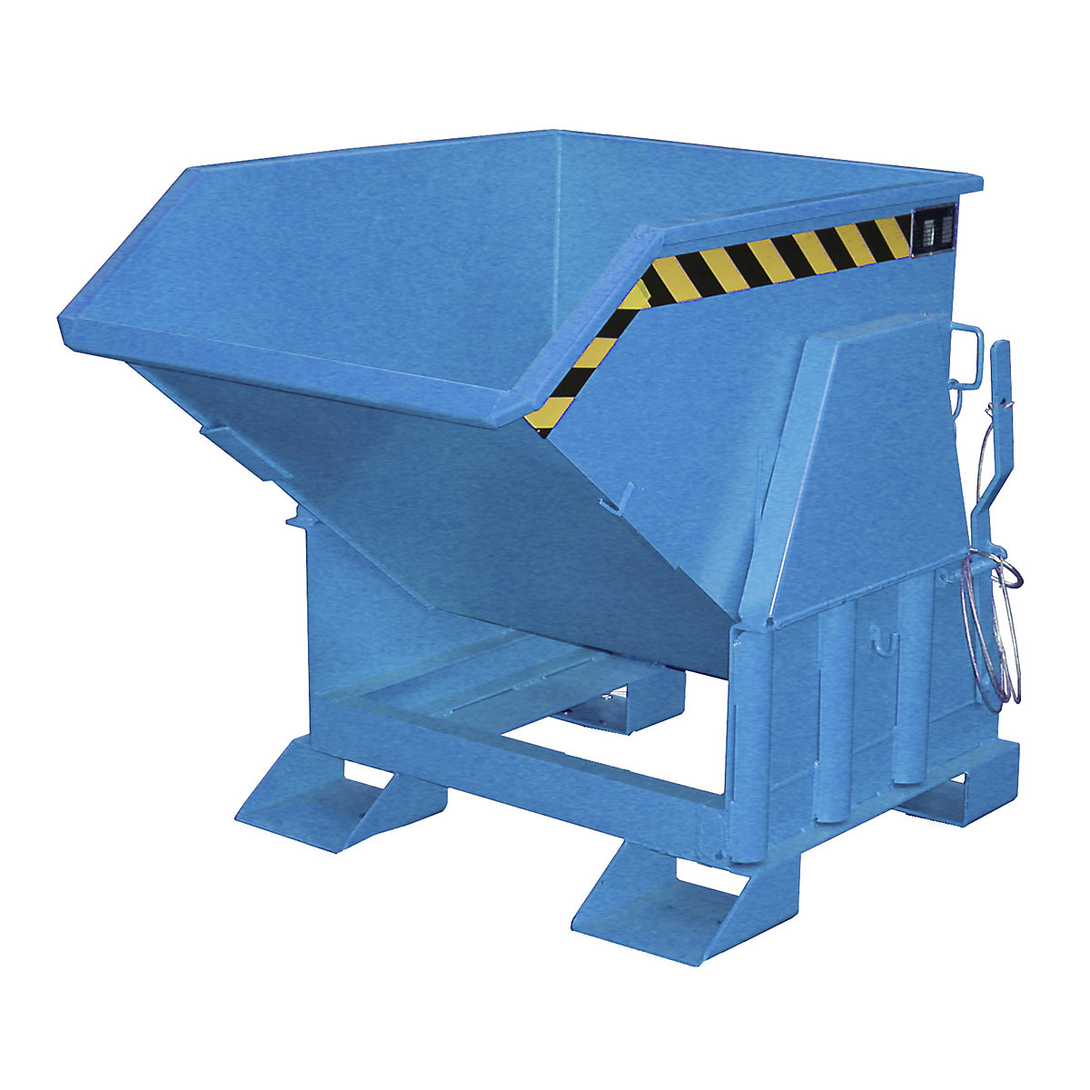 Tilting skip, standard overall height, without wheels - eurokraft pro