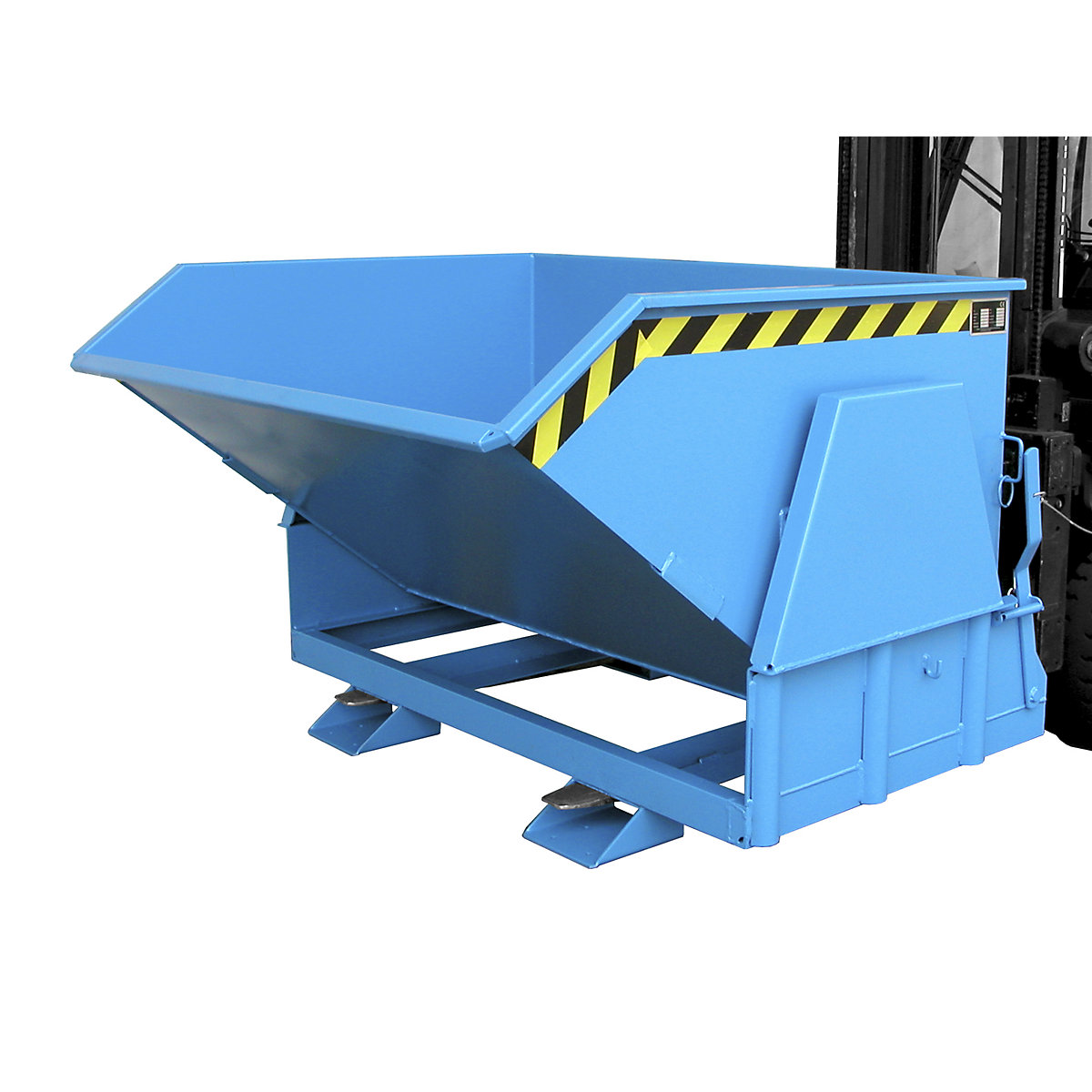 Tilting skip, standard overall height, without wheels - eurokraft pro