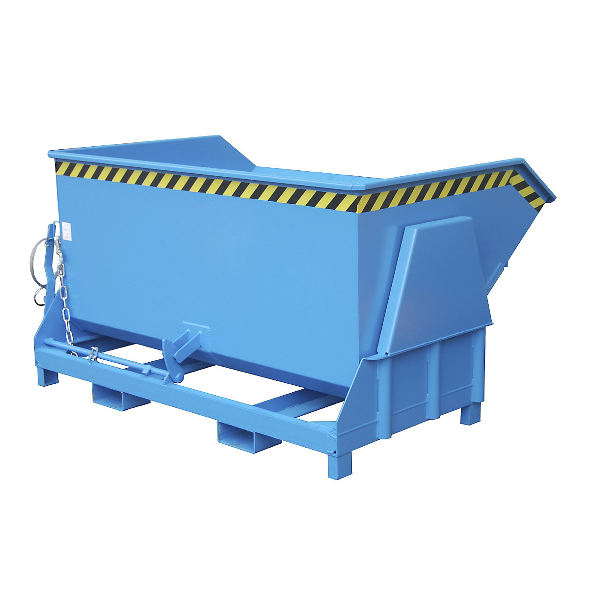 Tilting skip, standard overall height, without wheels - eurokraft pro