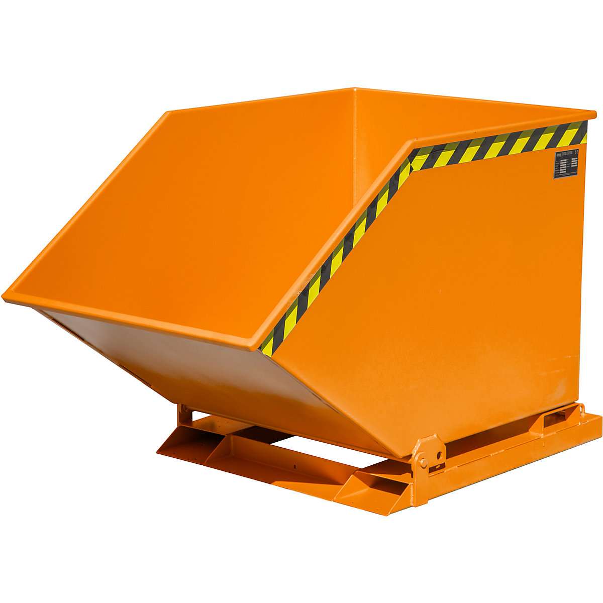Tilting skip with tilting mechanism – eurokraft pro (Product illustration 7)-6