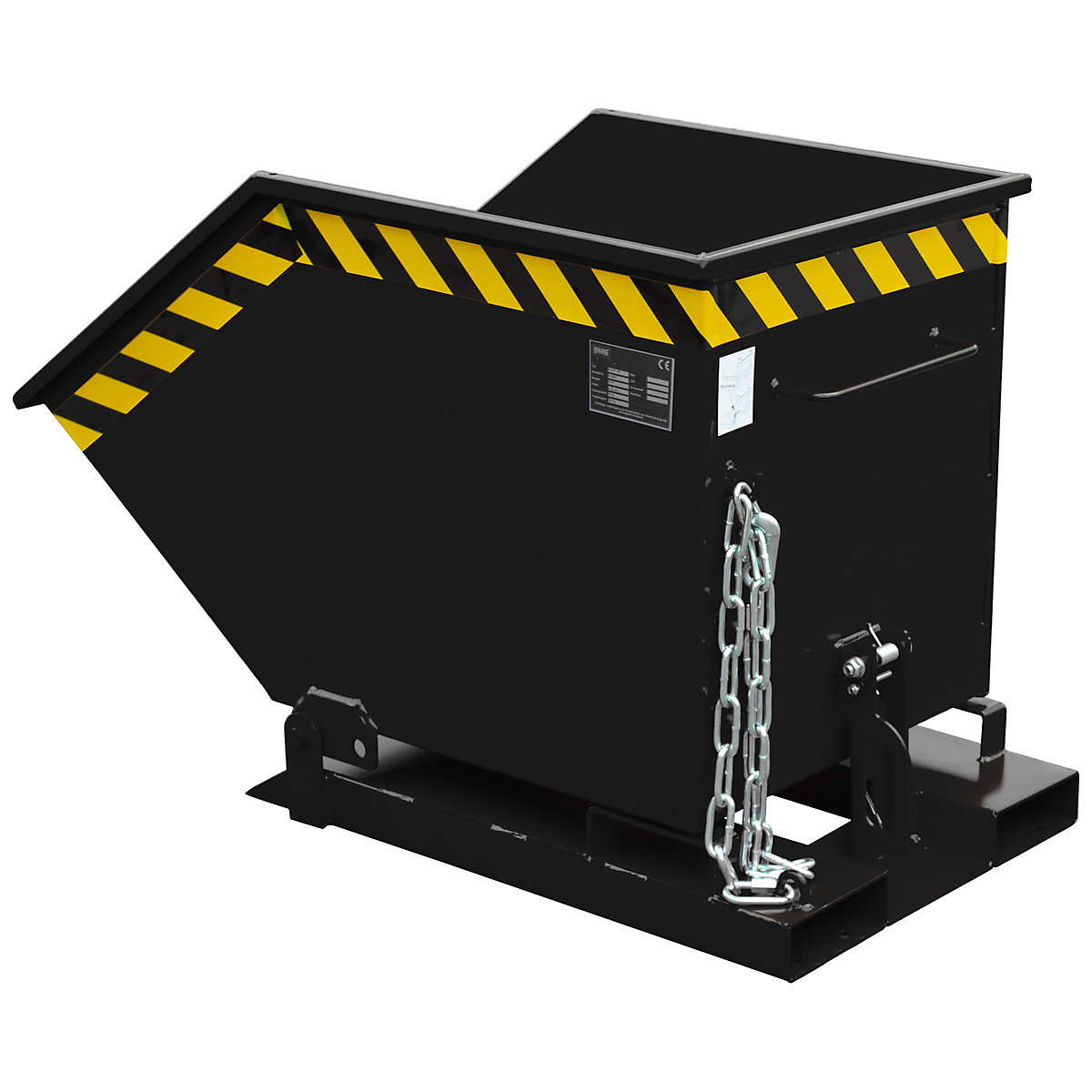 Tilting skip with tilting mechanism – eurokraft pro (Product illustration 7)-6