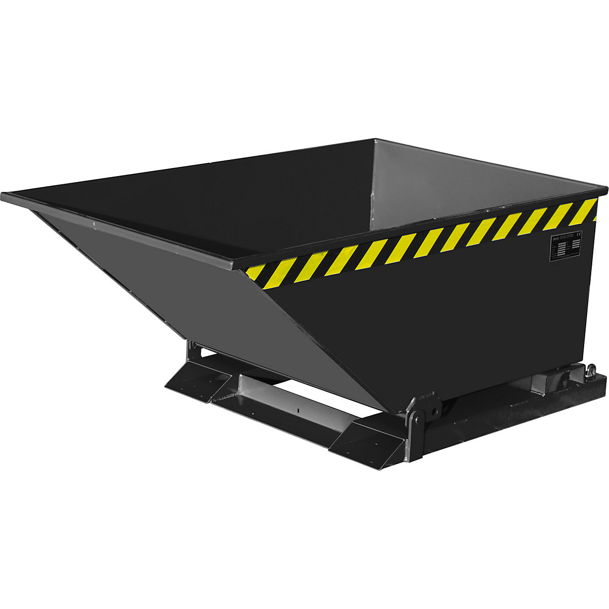 Tilting skip with tilting mechanism – eurokraft pro (Product illustration 7)-6