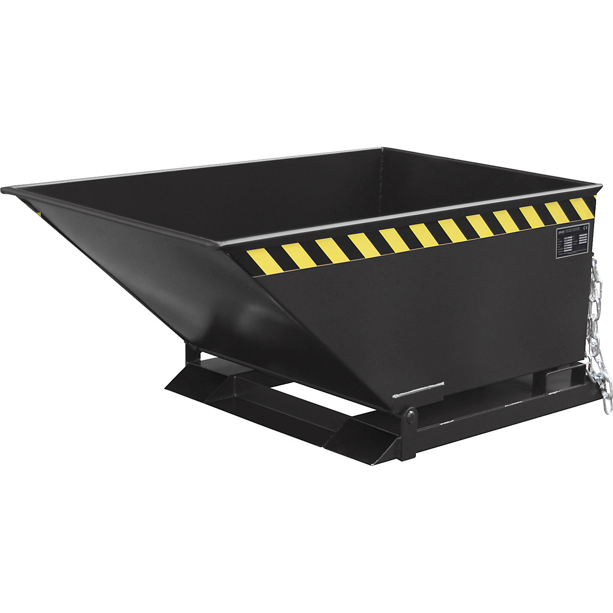 Tilting skip with tilting mechanism - eurokraft pro