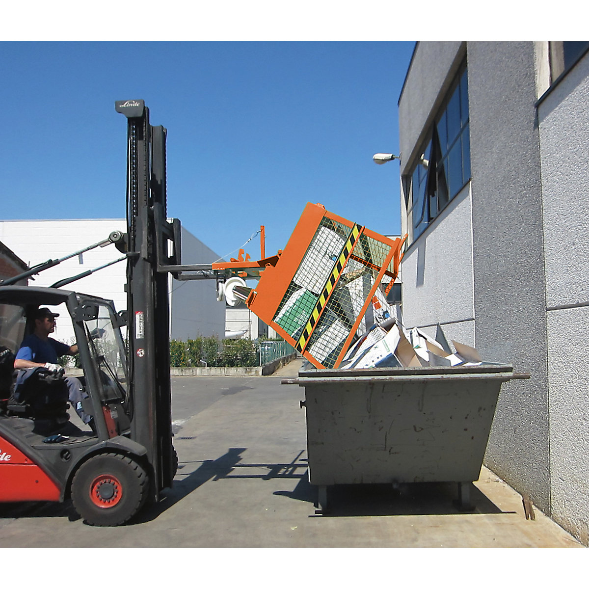 XXL tilting skip (Product illustration 4)-3