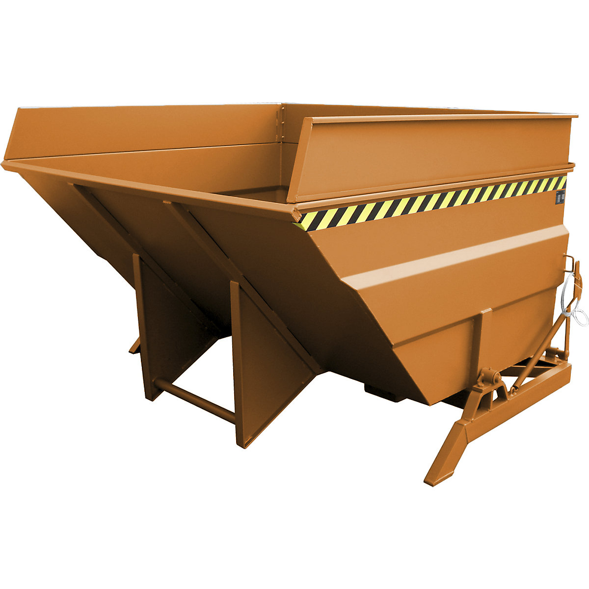 XXL tilting skip with positioning aid - eurokraft pro