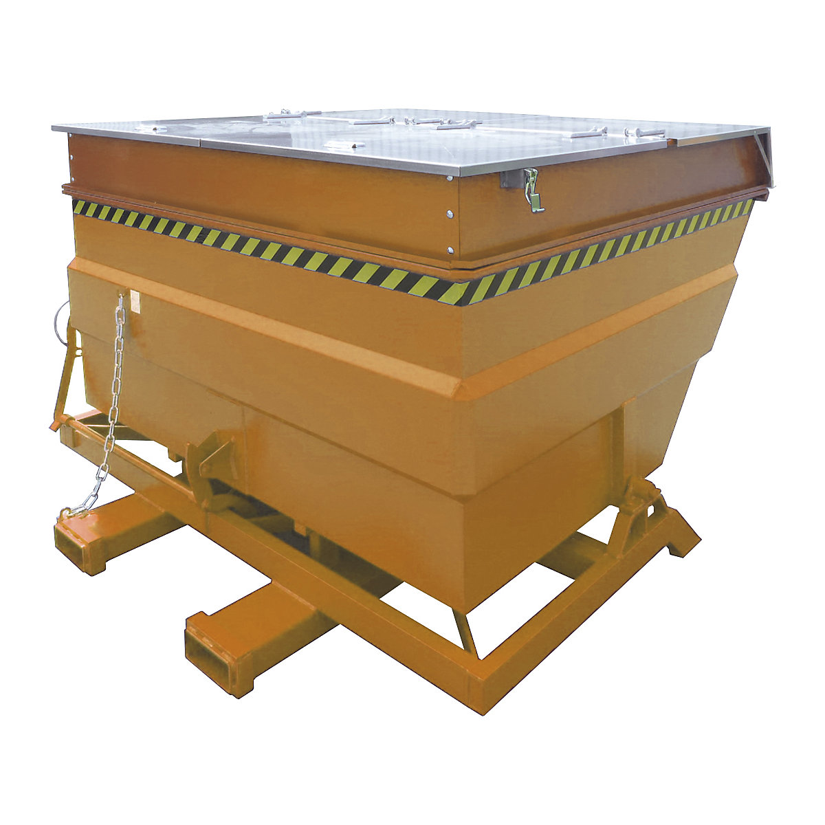 XXL tilting skip with positioning aid – eurokraft pro (Product illustration 4)-3