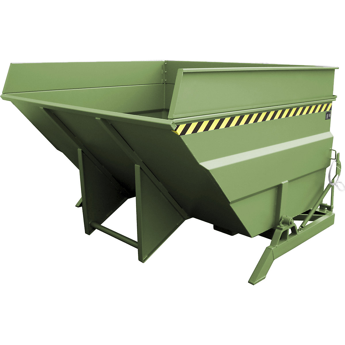 XXL tilting skip with positioning aid - eurokraft pro