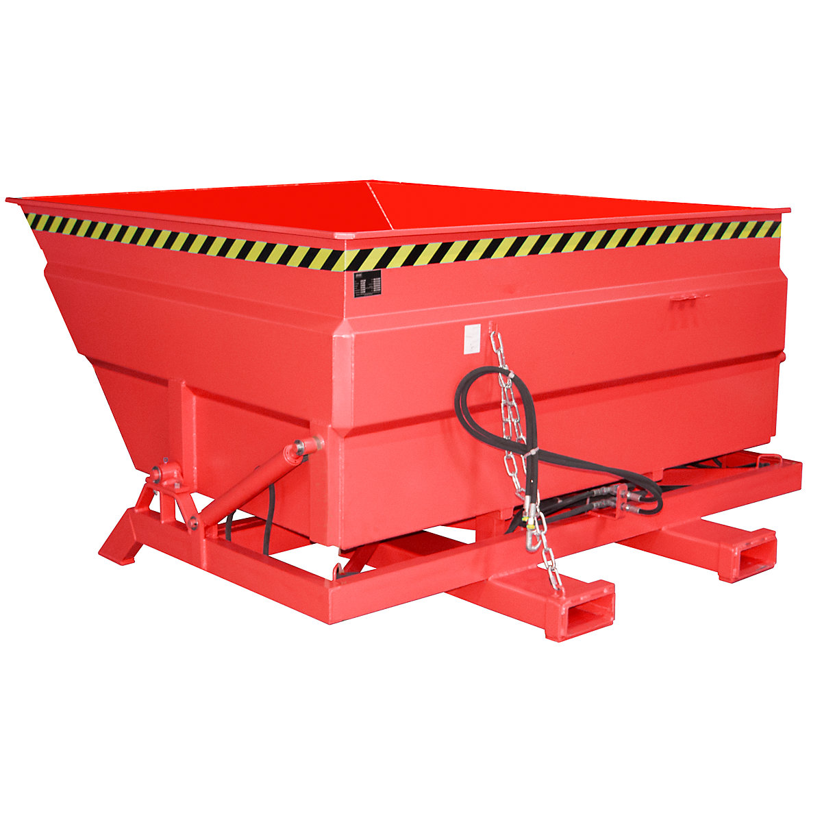XXL tilting skip with positioning aid - eurokraft pro