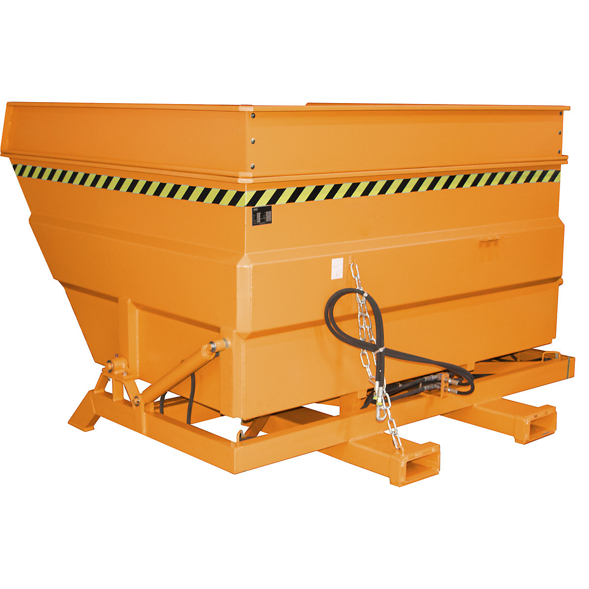 XXL tilting skip with positioning aid - eurokraft pro