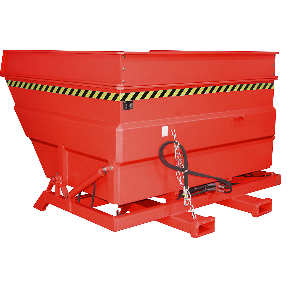 XXL tilting skip with positioning aid - eurokraft pro