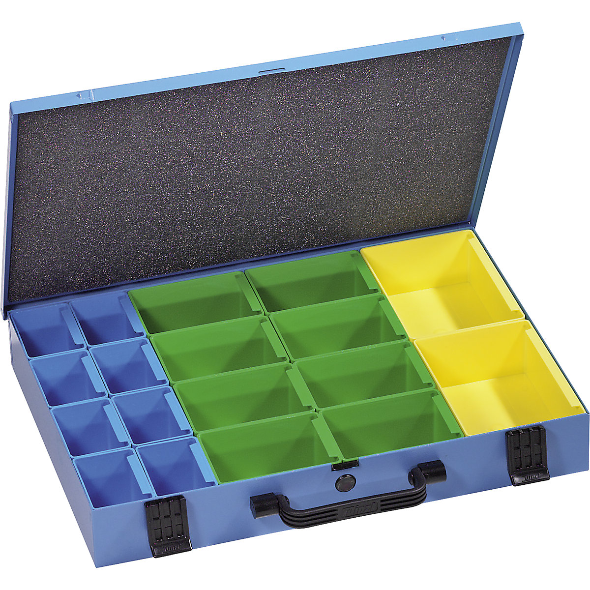 Small parts case made of sheet steel – eurokraft pro (Product illustration 2)-1