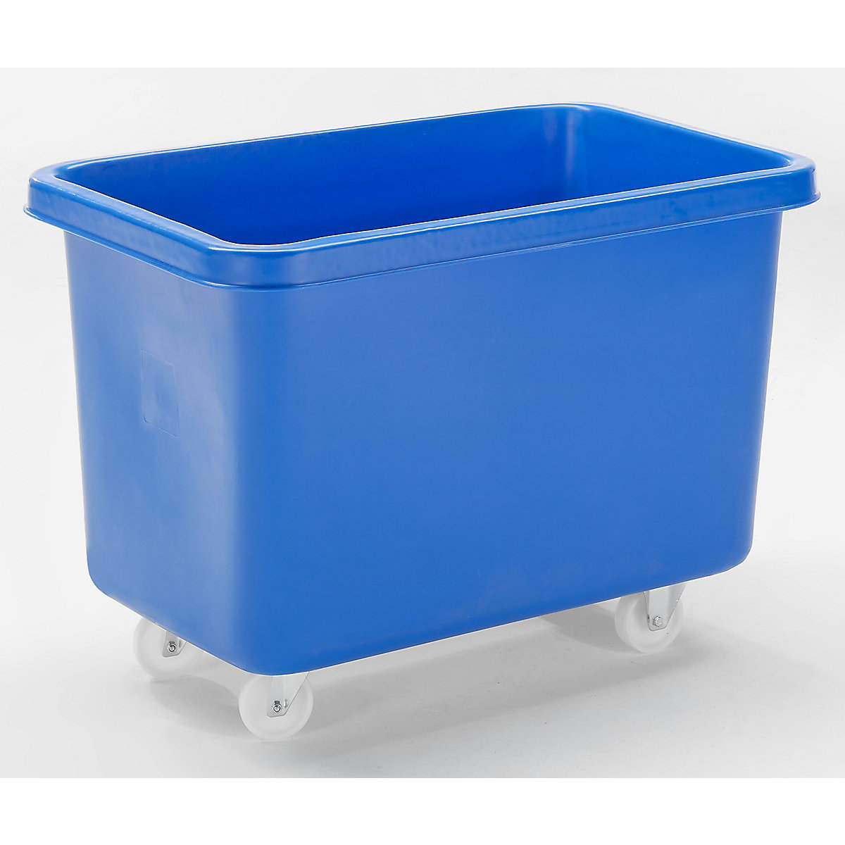 Mobile square polyethylene containers