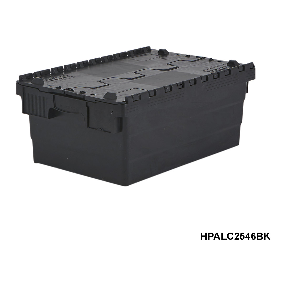 BiGDUG Essentials Recycled Plastic Black Attached Lid Containers (Product illustration 7)-6