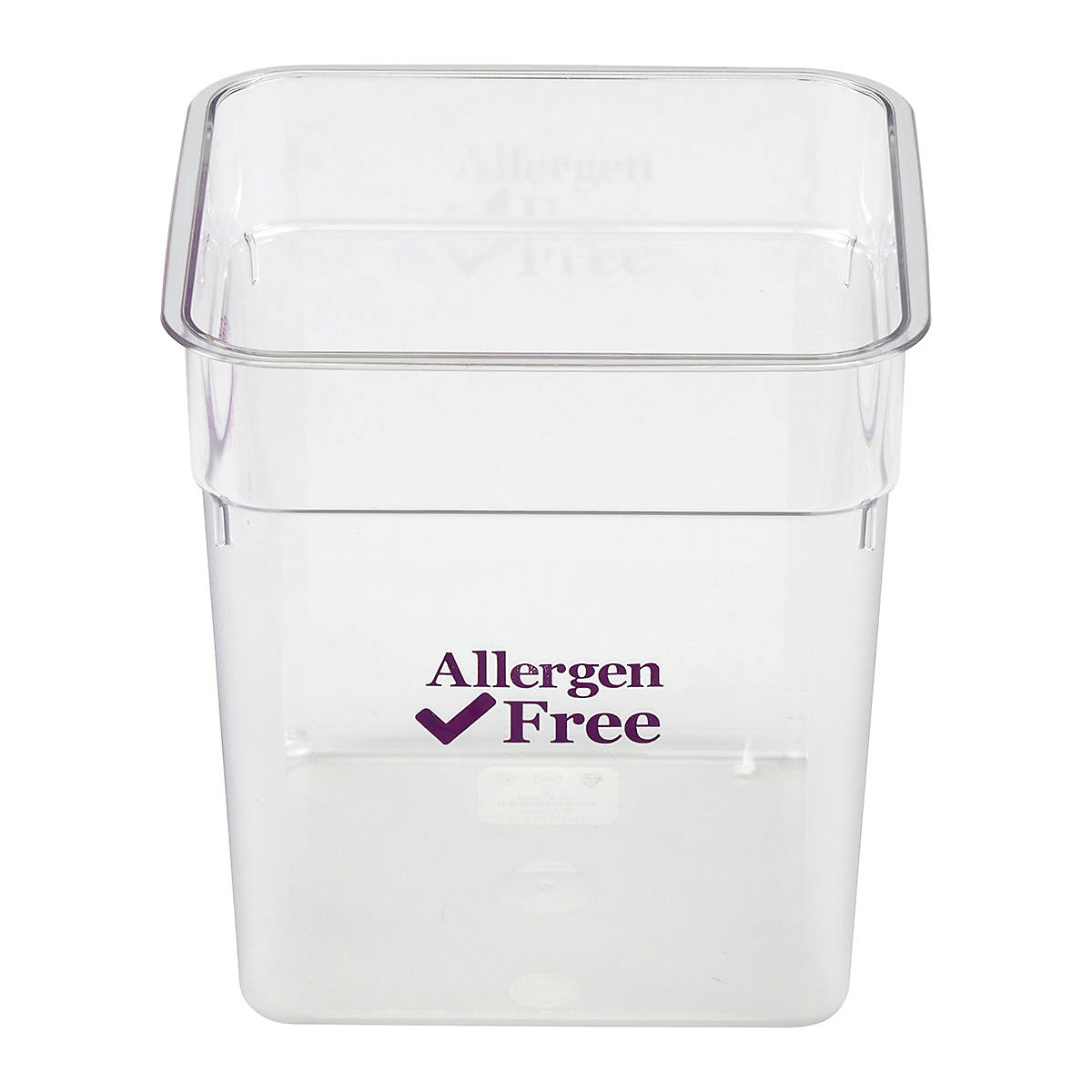 Cambro Allergen Square Storage Containers