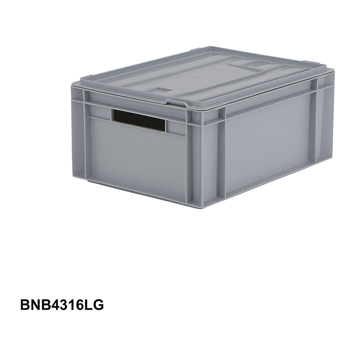 BiGDUG Euro Stacking Boxes with Hinged Lids (Product illustration 4)-3