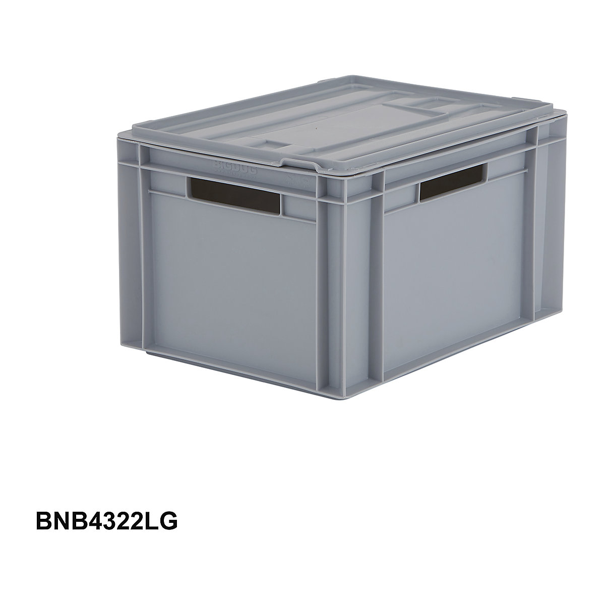 BiGDUG Euro Stacking Boxes with Hinged Lids (Product illustration 5)-4