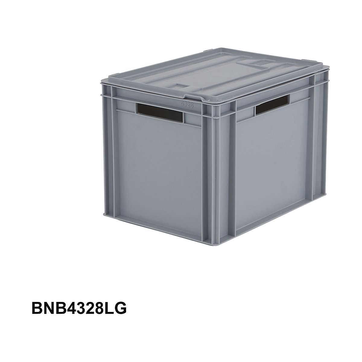 BiGDUG Euro Stacking Boxes with Hinged Lids (Product illustration 6)-5