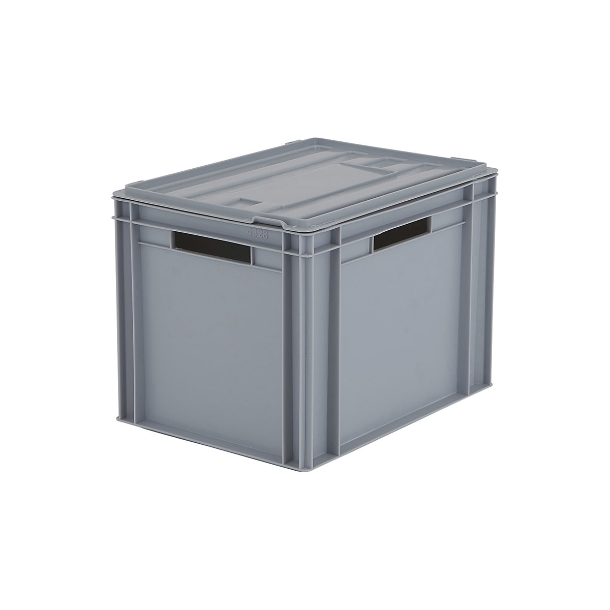 BiGDUG Euro Stacking Boxes with Hinged Lids