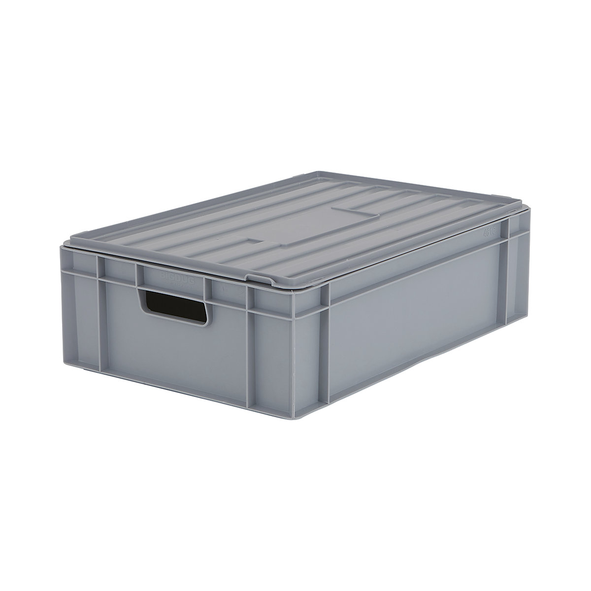 BiGDUG Euro Stacking Boxes with Hinged Lids