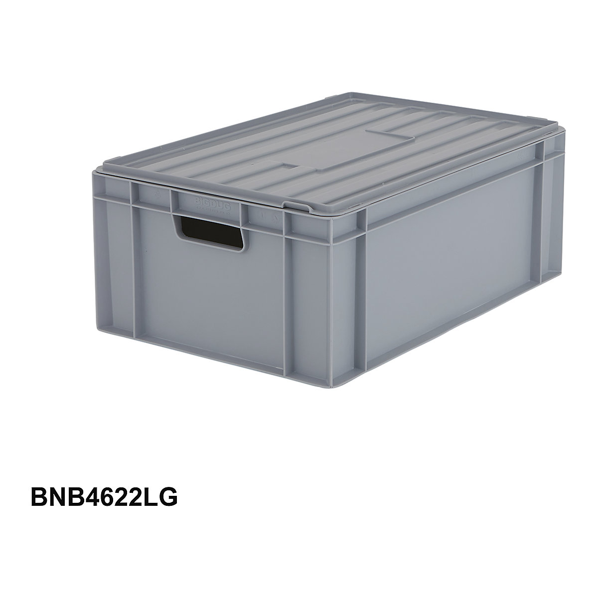 BiGDUG Euro Stacking Boxes with Hinged Lids (Product illustration 9)-8
