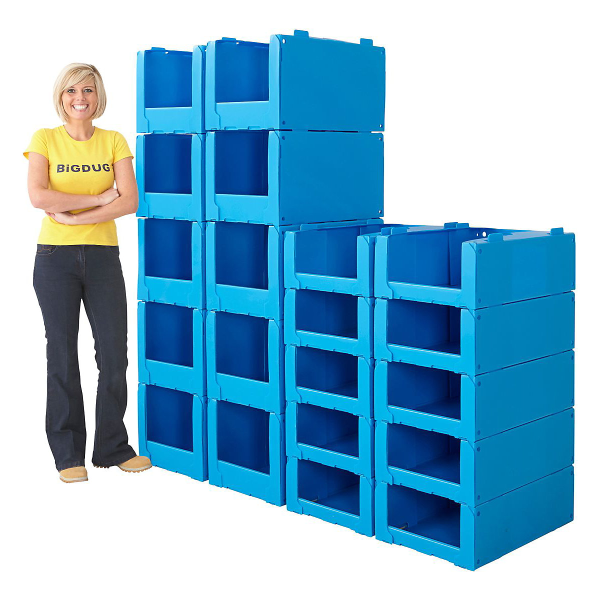 Correx Euro Stacking Pick Bins
