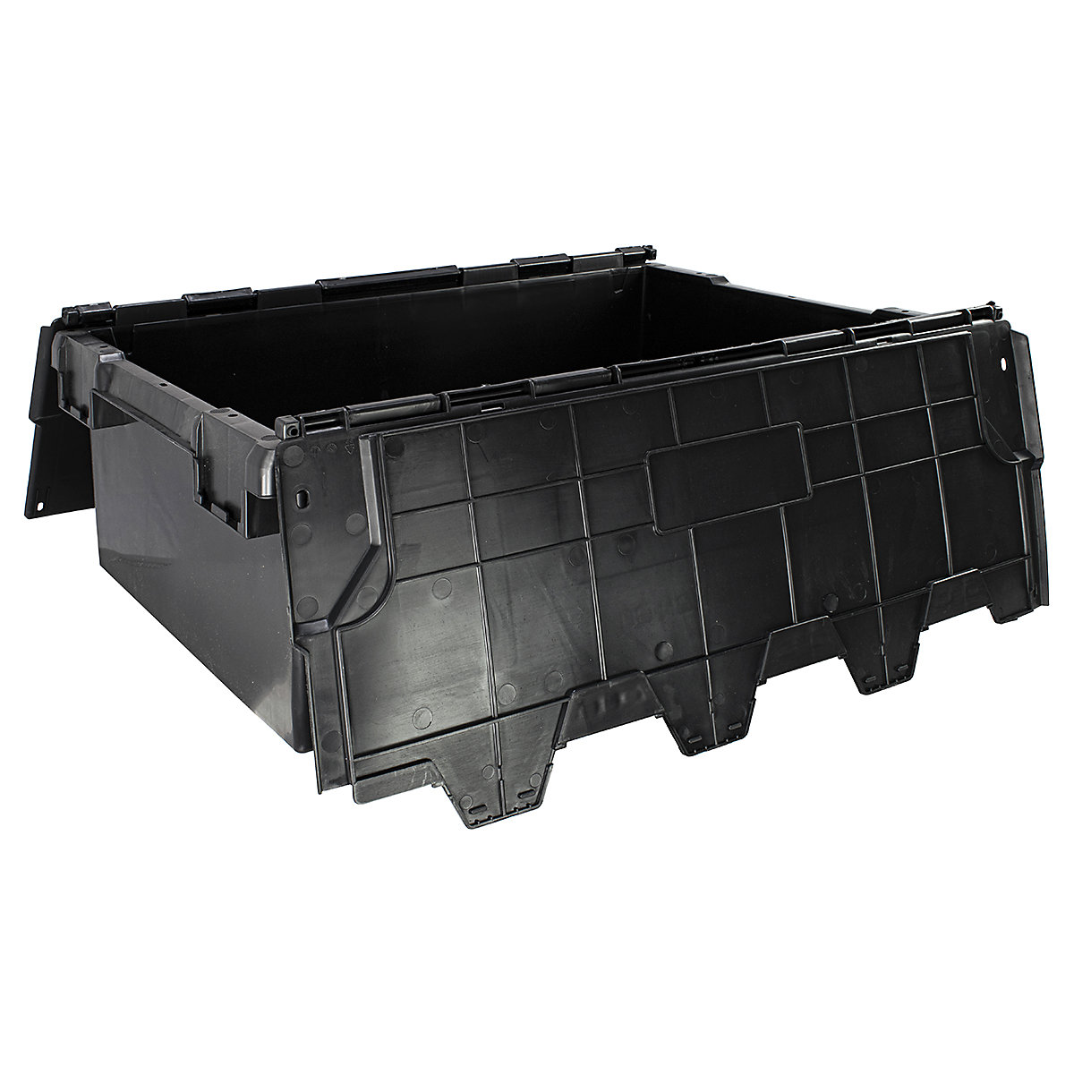 Economy Attached Lid Euro Containers 131 Litres (Product illustration 2)-1