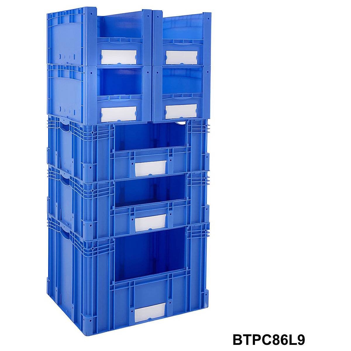 Euro Stacking Pick Bin Columns With Side Opening 600mm Depth (Product illustration 12)-11