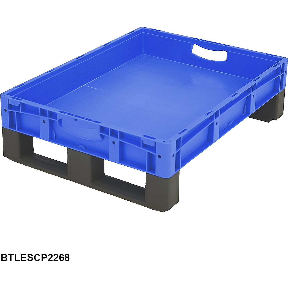 Large Euro Stacking Container with Pallet Skids (Product illustration 3)-2