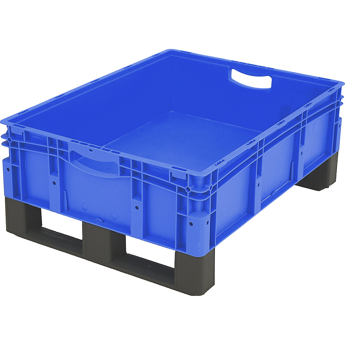 Large Euro Stacking Container with Pallet Skids