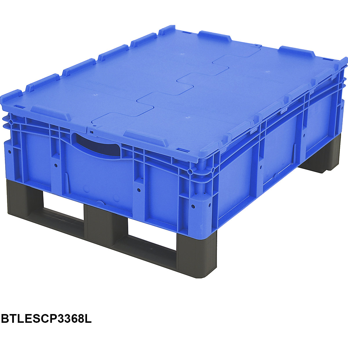 Large Euro Stacking Container with Pallet Skids (Product illustration 9)-8