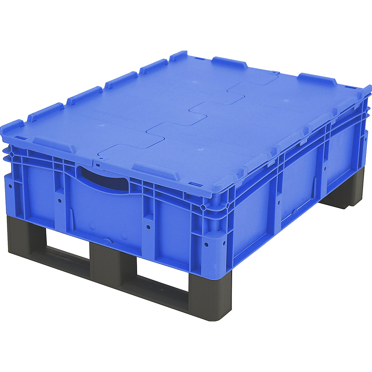 Large Euro Stacking Container with Pallet Skids