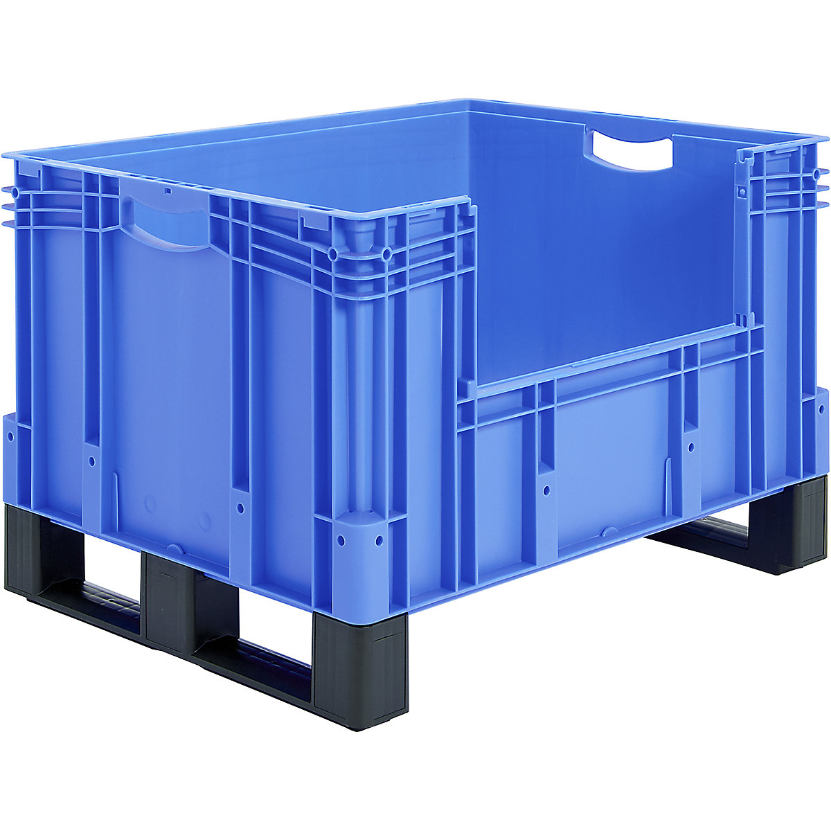 Large Euro Stacking Container with Pallet Skids