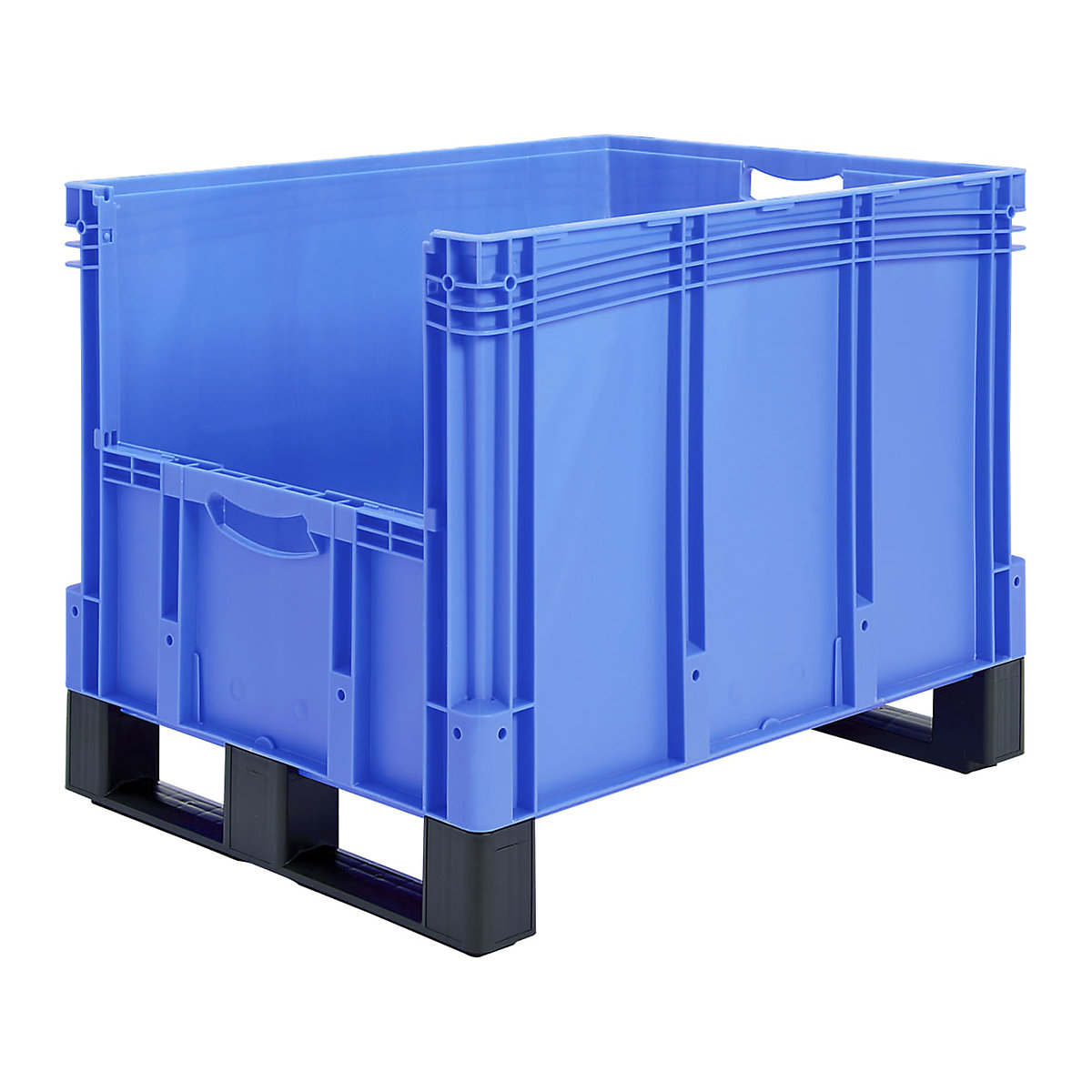 XL Open-Sided Euro Stacking Containers with Skids