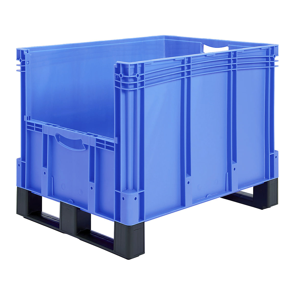 XL Open-Sided Euro Stacking Containers with Skids