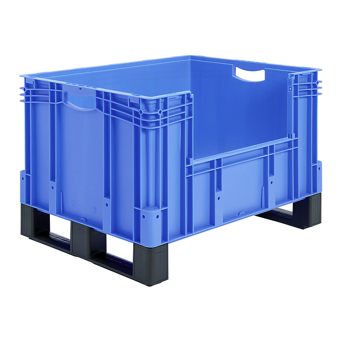XL Open-Sided Euro Stacking Containers with Skids