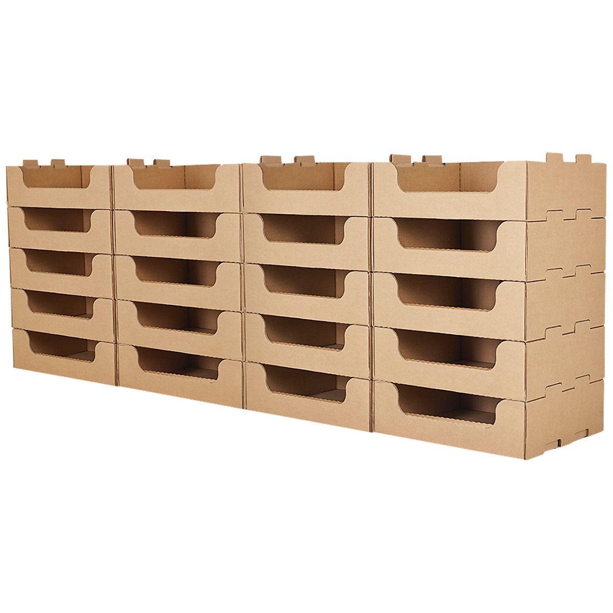 BiGDUG Essentials Cardboard Stacking Pick Bin Mega Deal
