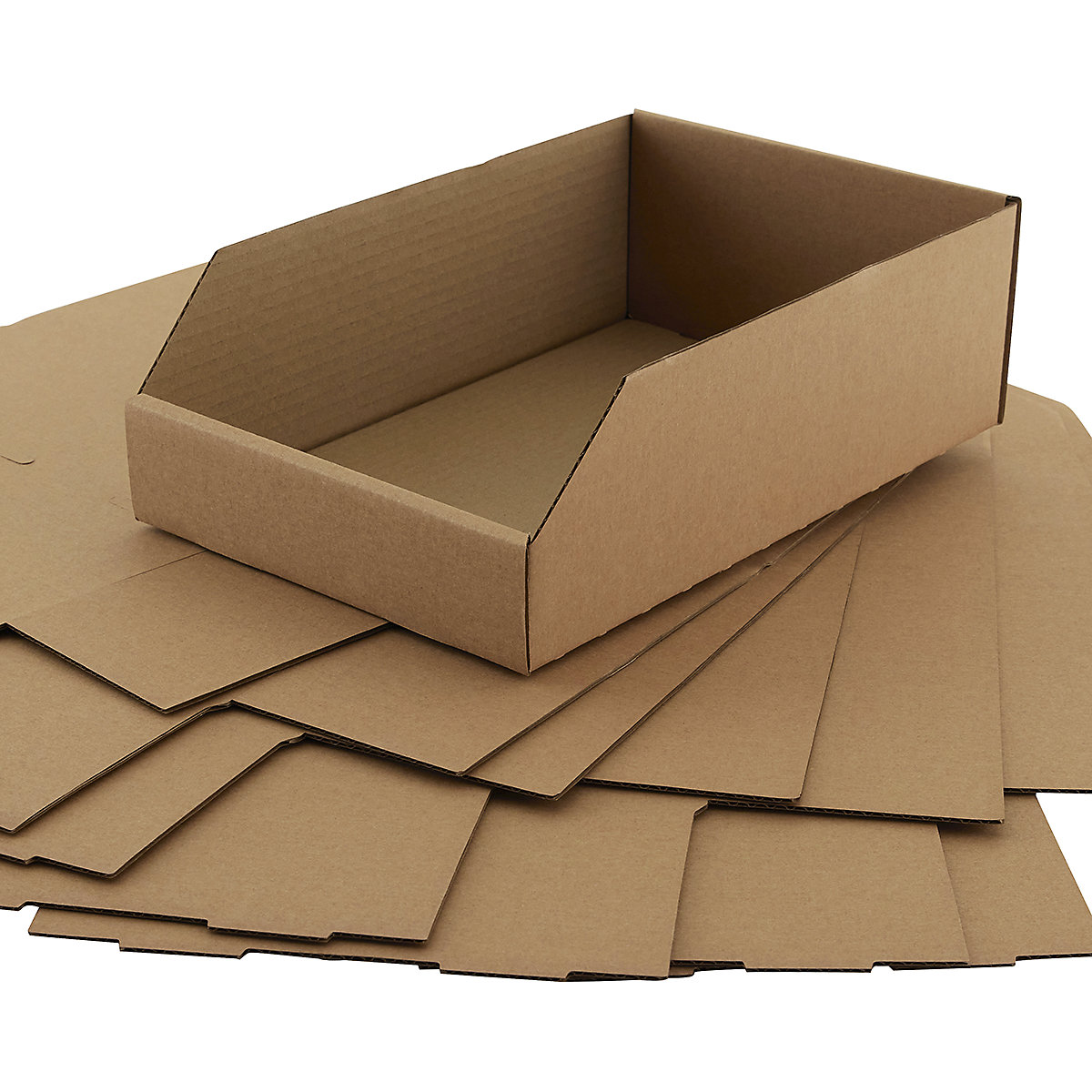 BiGDUG Essentials Flat Packed Cardboard Parts Bins (Product illustration 6)-5