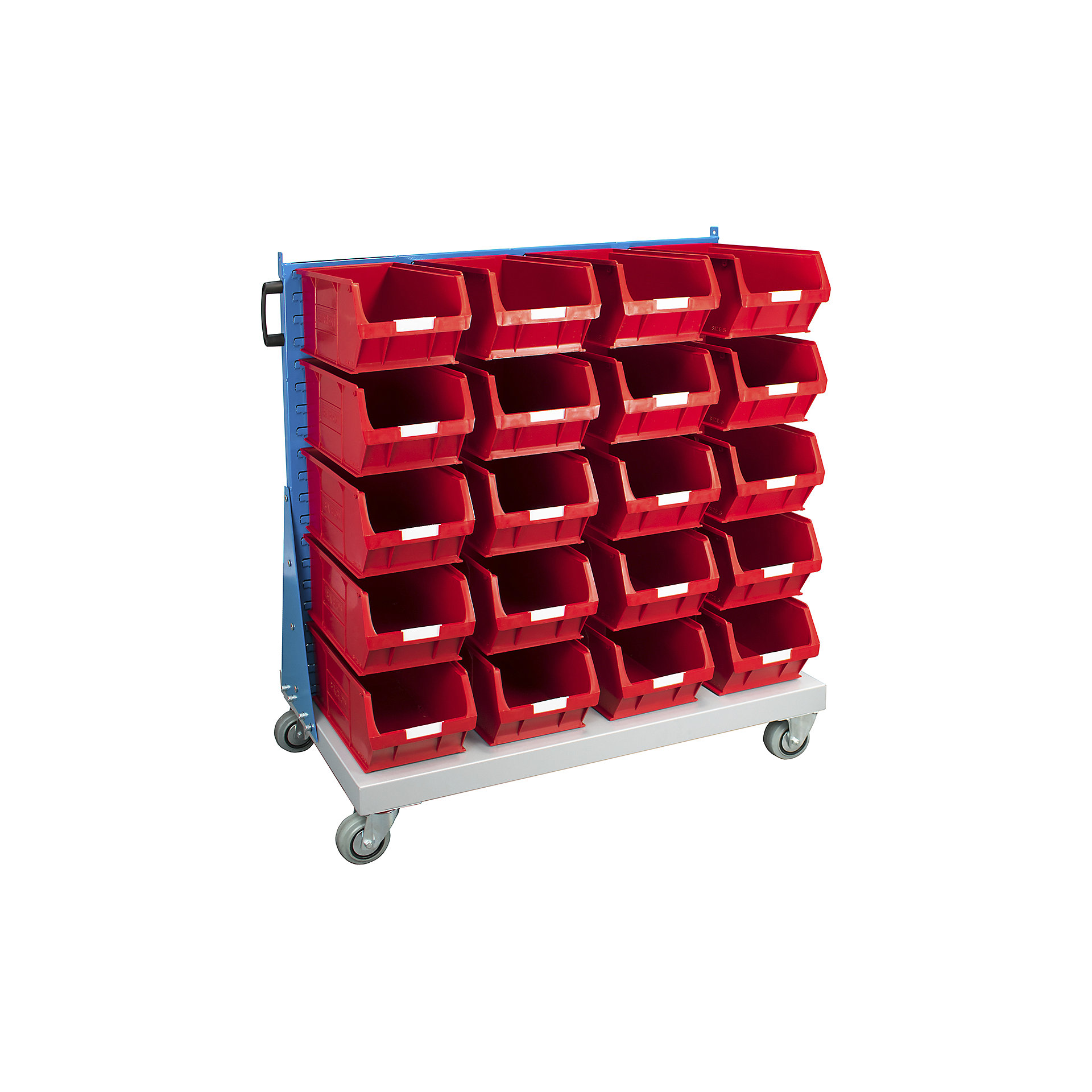 Topstore® Louvred Panel Trolley Kit | 36x TC3 Red | BiGDUG