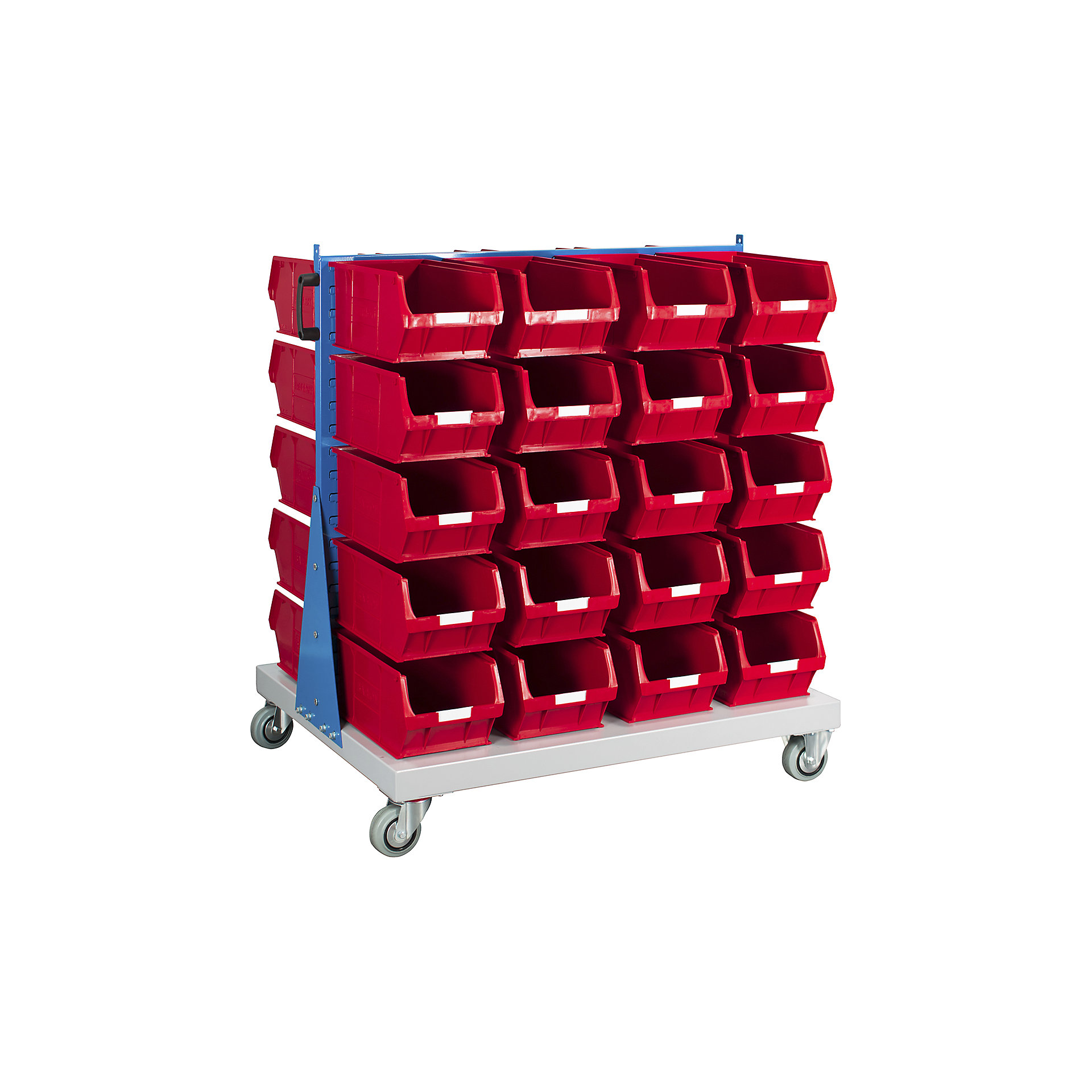Topstore® Louvred Panel Trolley Kit | 36x TC3 Red | BiGDUG