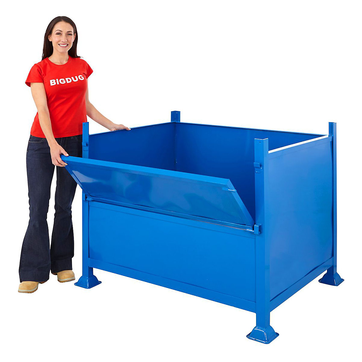 Mercian Half-Drop Steel Side Pallets