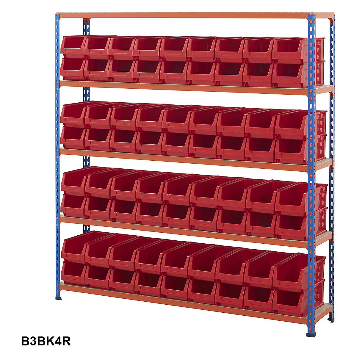 BiG200 Blue & Orange Shelving With Plastic Bins Kits (Product illustration 14)-13
