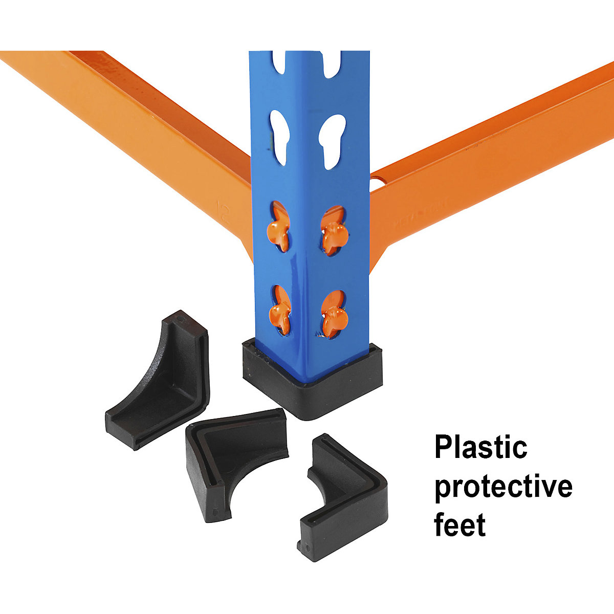 BiG200 Blue & Orange Shelving With Plastic Parts Bins Mega Deal (Product illustration 10)-9