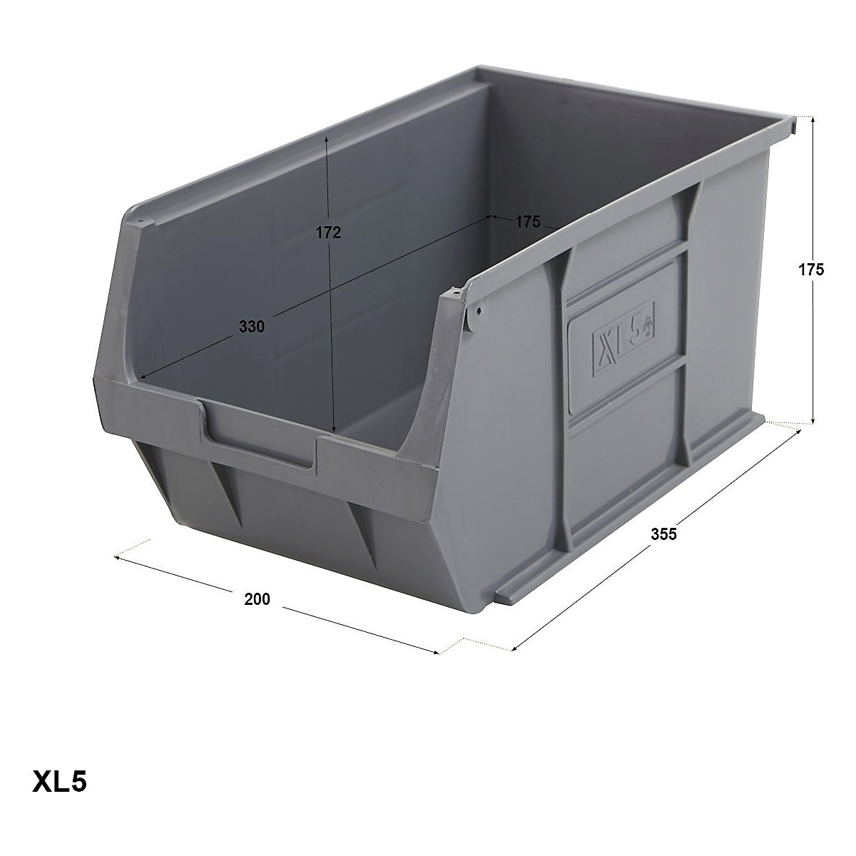 BiG200 Blue & Orange Shelving With Plastic Parts Bins Mega Deal (Product illustration 15)-14