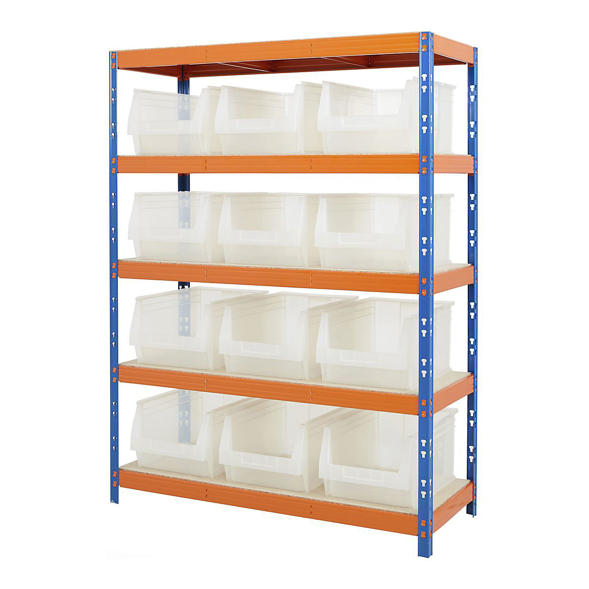 BiG400 Racking With Plastic Bins