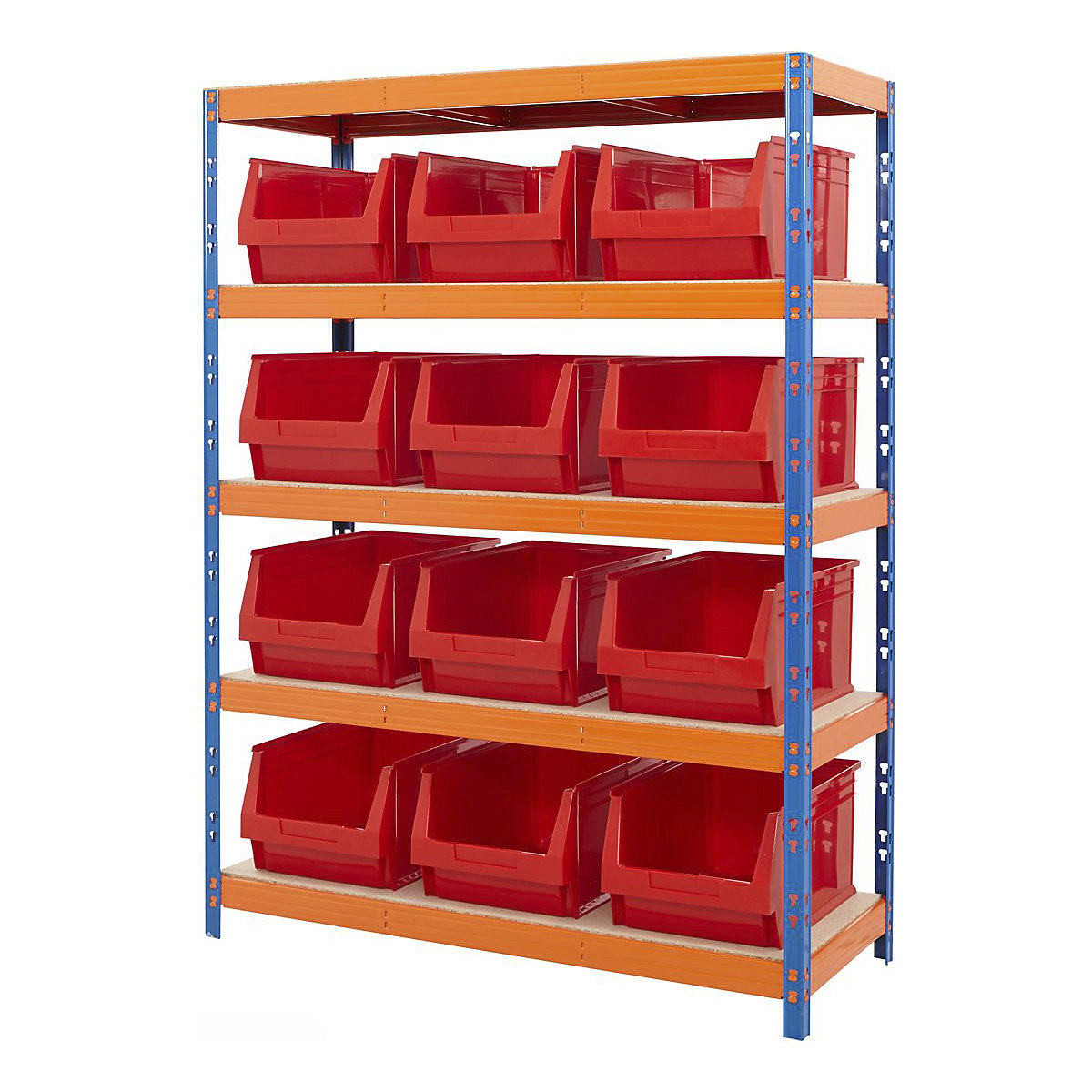 BiG400 Racking With Plastic Bins