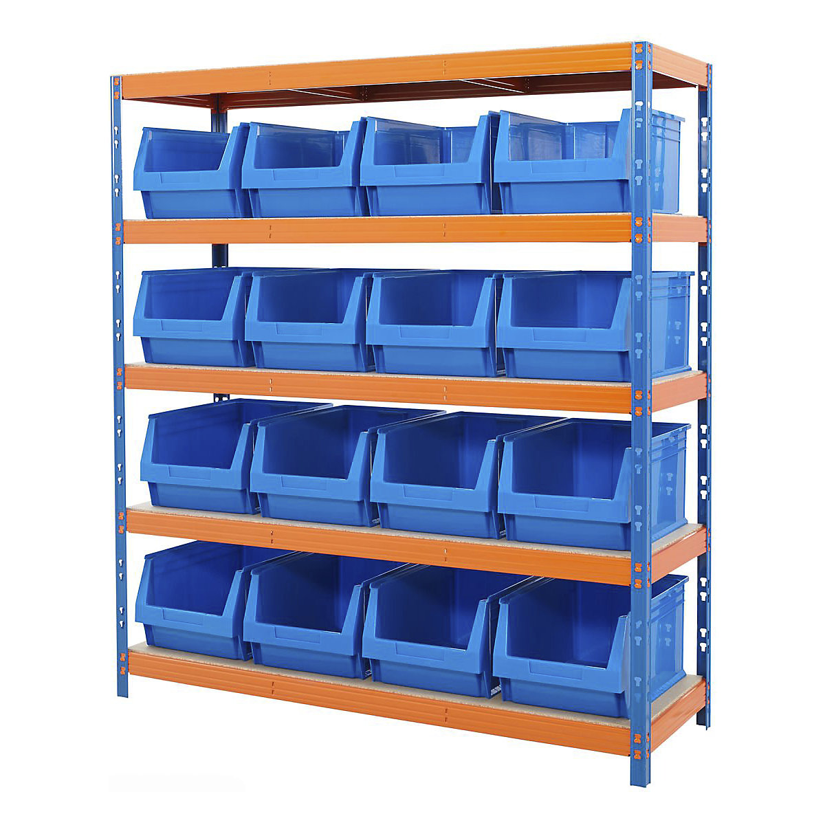 BiG400 Racking With Plastic Bins